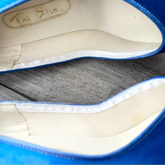 Vintage Tai  Silk Satin Heel Pump Made in Taiwan - Picture 14 of 15